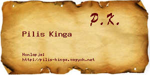 Pilis Kinga névjegykártya